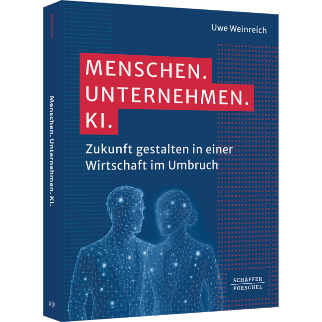 Erfahren Sie mehr darüber, wie KI die Produktivität steigert in dem Buch "Menschen. Unternehmen. KI.".